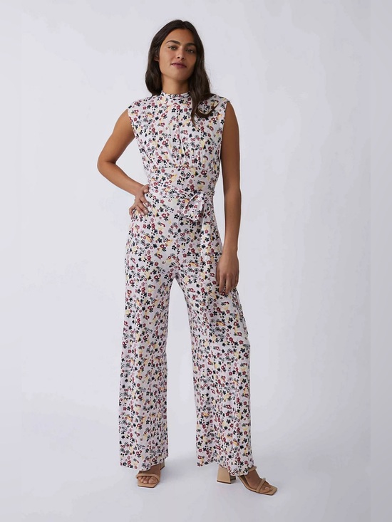 Free People Pants - Free People Colorful Flower Vibe Check Jumpsuit size Small EUC